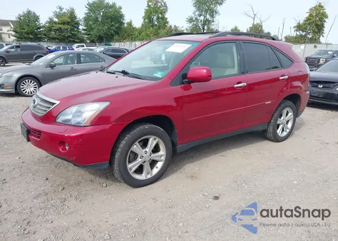 2008 Lexus Rx 400H из США, поврежденный, VIN JTJHW31U782056177